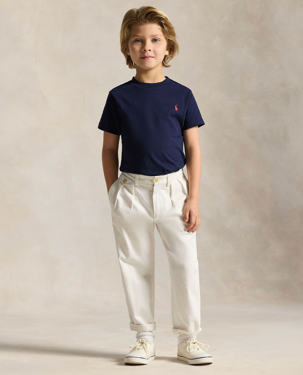 T-skjorte Jersey Crewneck Cruise Navy