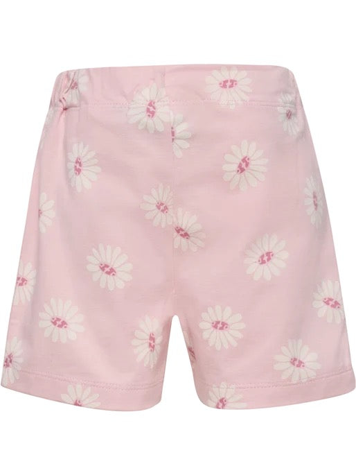 Shorts Loose Flower Pale Lilac
