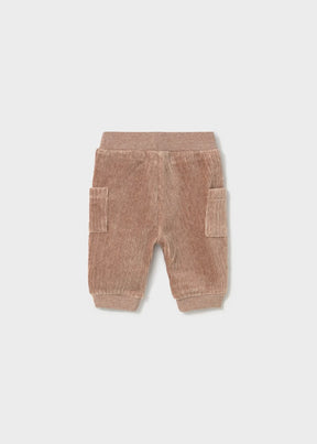 Bukse Newborn Corduroy Truffle