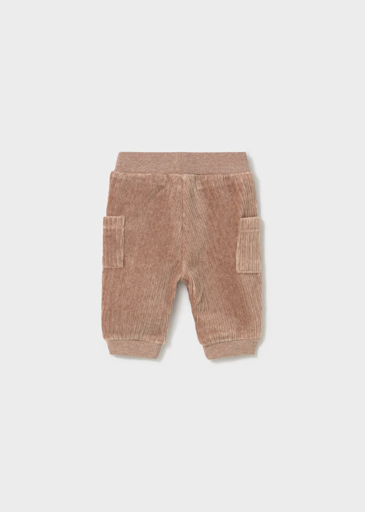Bukse Newborn Corduroy Truffle