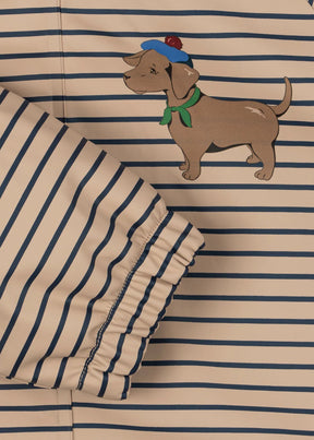 Regnsett Palme Dog Stripe La Mer