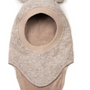 Balaclava Ears Wool Camel Melange