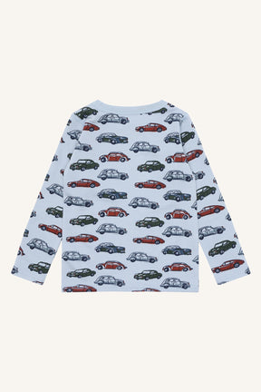 Genser Awo Cars Baby Blue