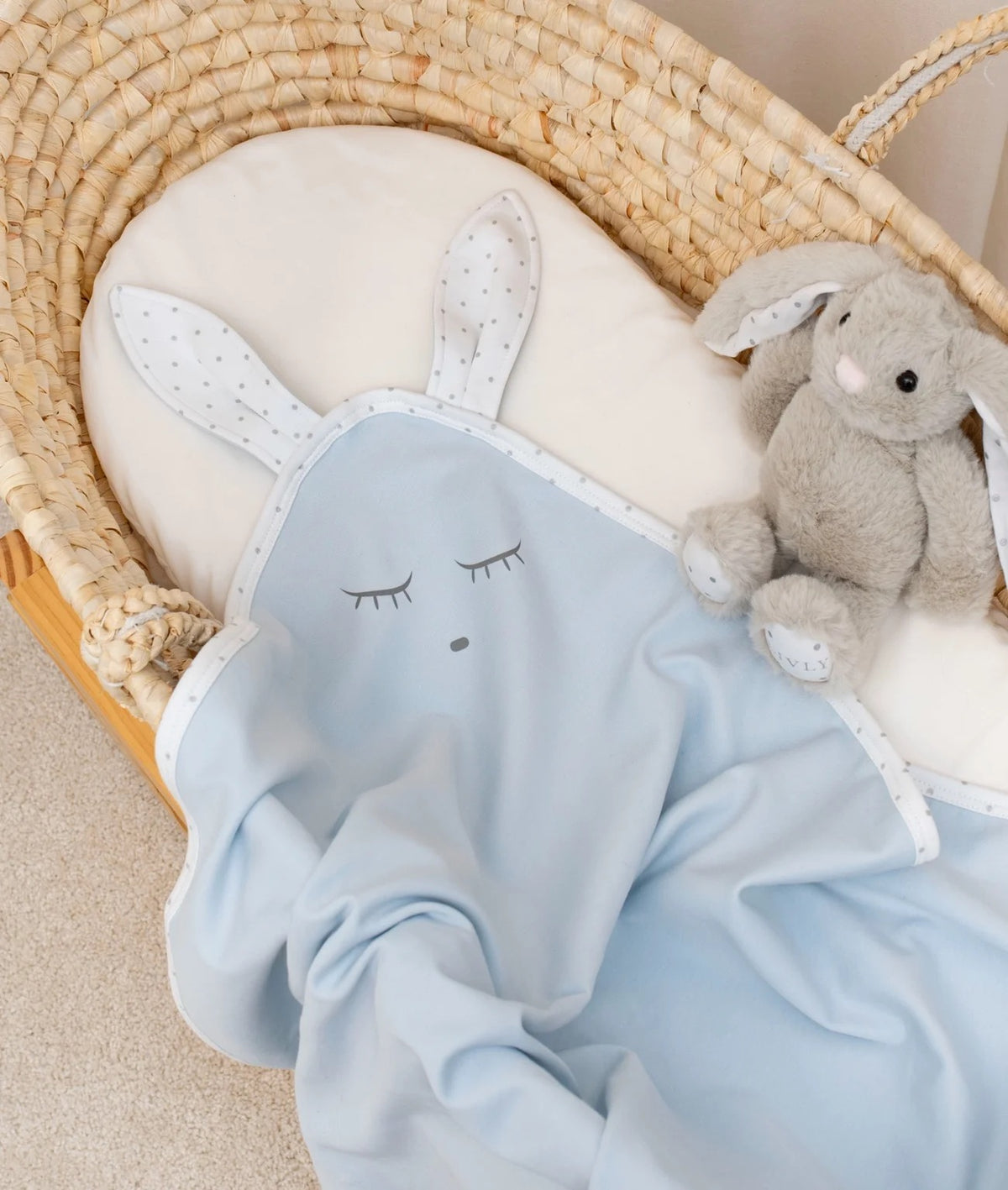 Pledd Bunny Blue