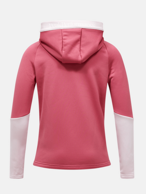 Jakke Rider Essentials Midlayer Zip Hood Mountain blush / frosted blossom