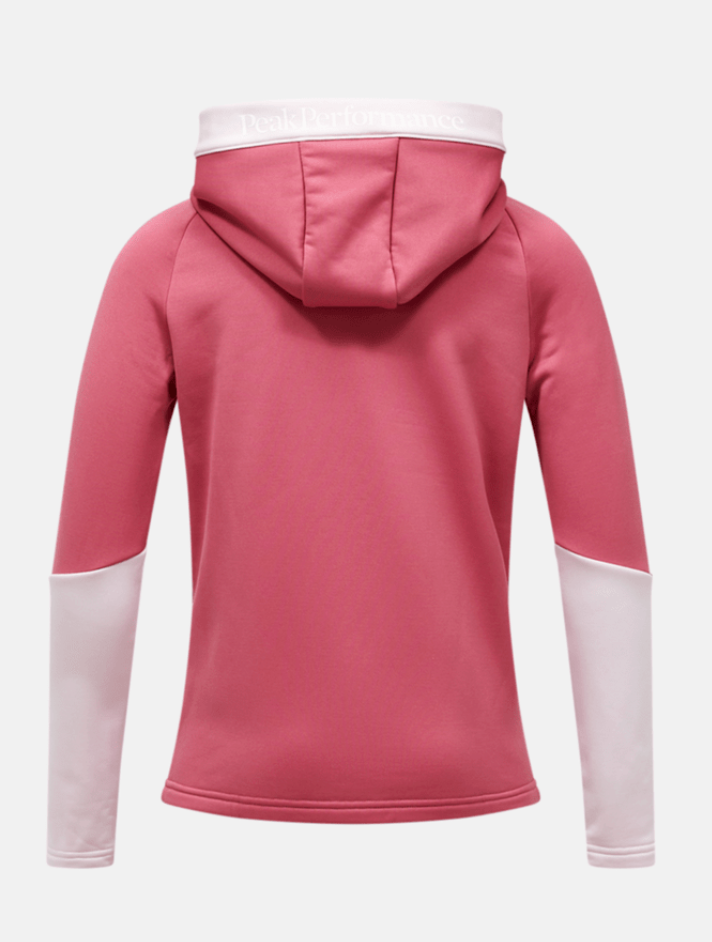 Jakke Rider Essentials Midlayer Zip Hood Mountain blush / frosted blossom
