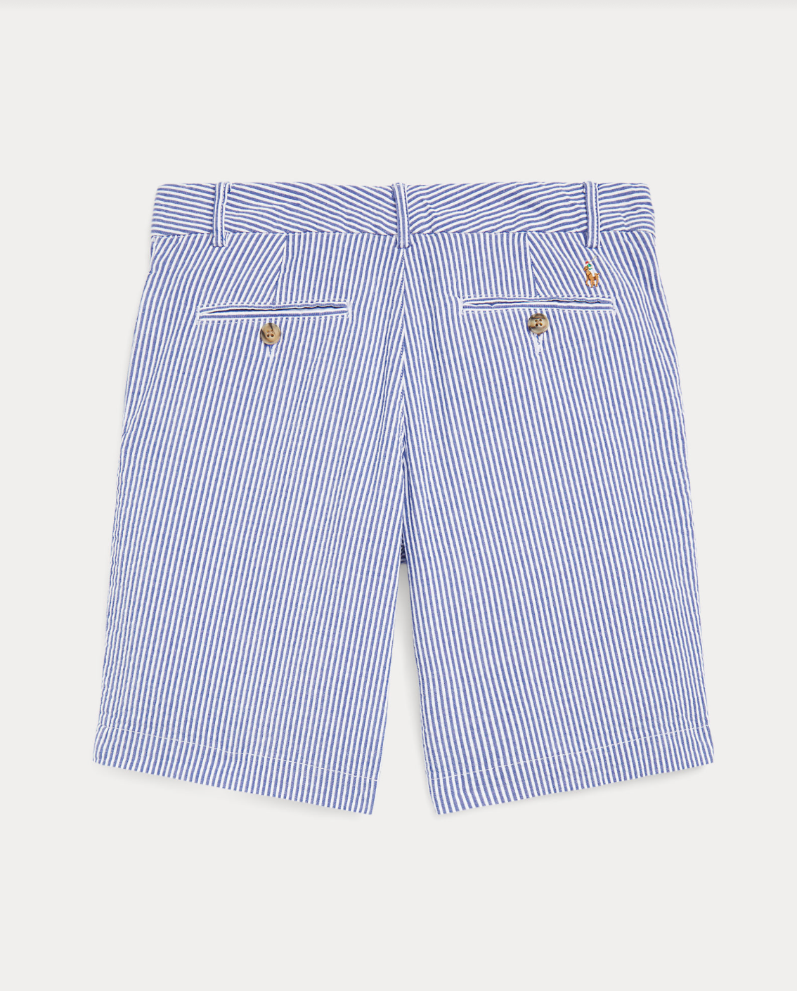 Shorts Stretch Cotton Striper Blue