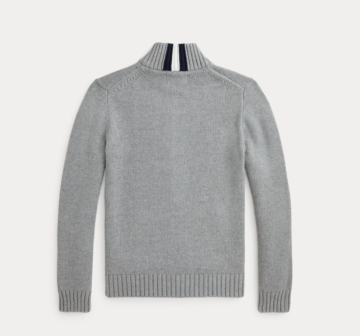 Jakke Cotton Full-Zip Sweater Grey