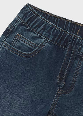 Bukse Jogger Soft Denim Dark Denim