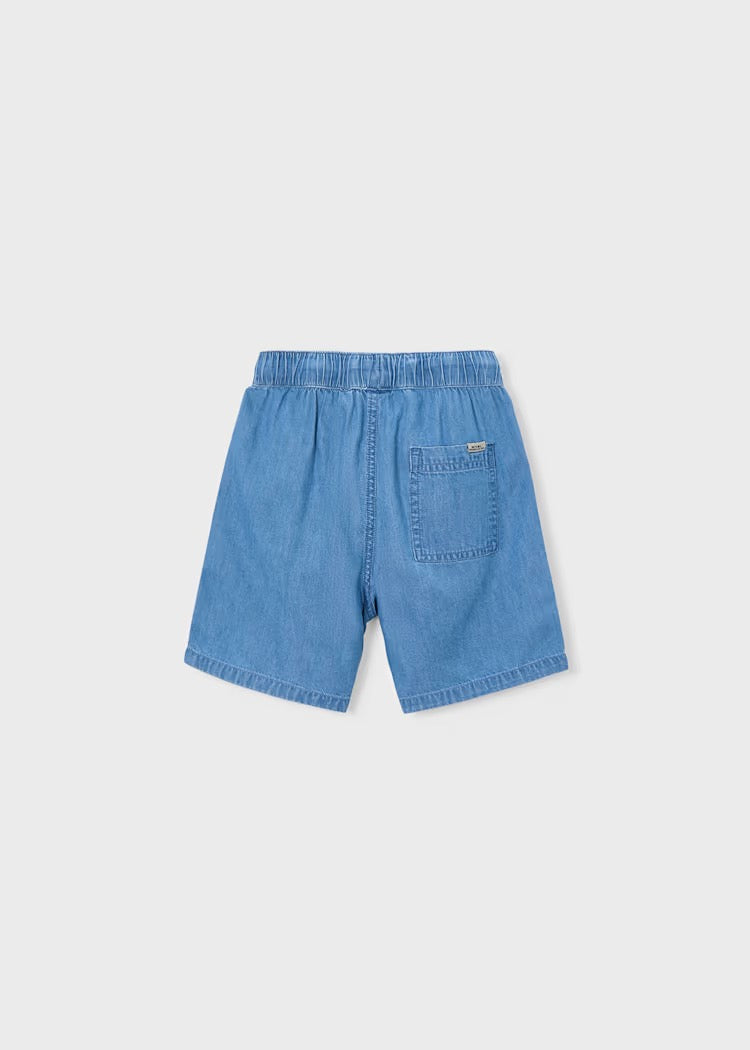 Shorts Bermuda Flowy Medium Denim