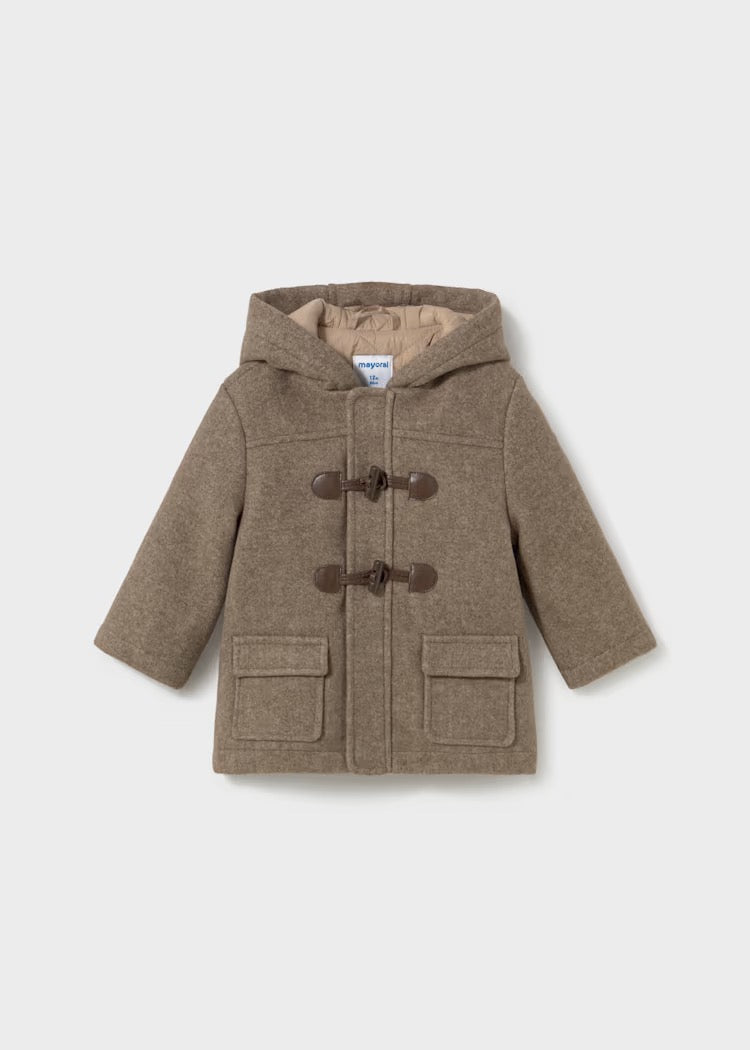 Jakke Trench Duffle Cocoa Heather