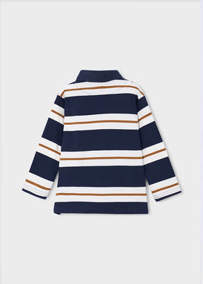 Genser Polo Striped Ink