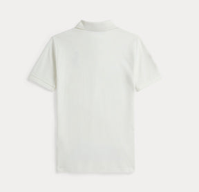 Pique Pony Mesh Deckwash White