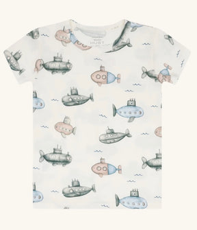 T-skjorte Austin Submarine Ivory