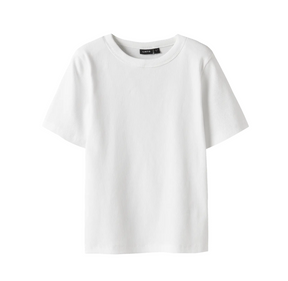 T-Skjorte Hinaja Ss Short Top Solid Bright White
