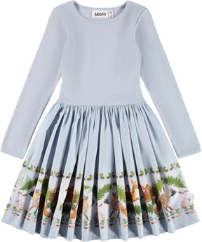 Kjole Casie Forest Border