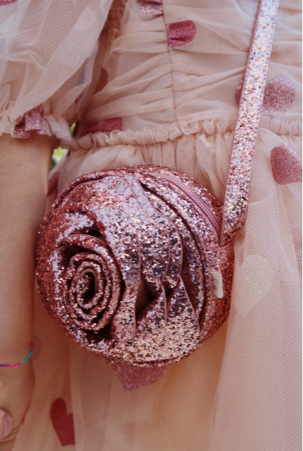 Veske Blomst Glitter Rose