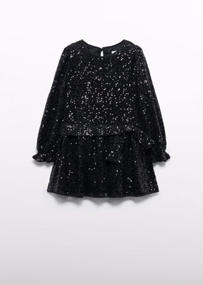 Kjole Sequin Black