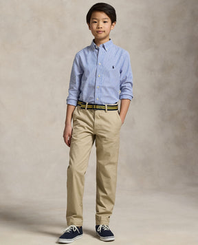 Bukse Slim Fit m/belte Classic Khaki