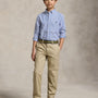 Bukse Slim Fit m/belte Classic Khaki