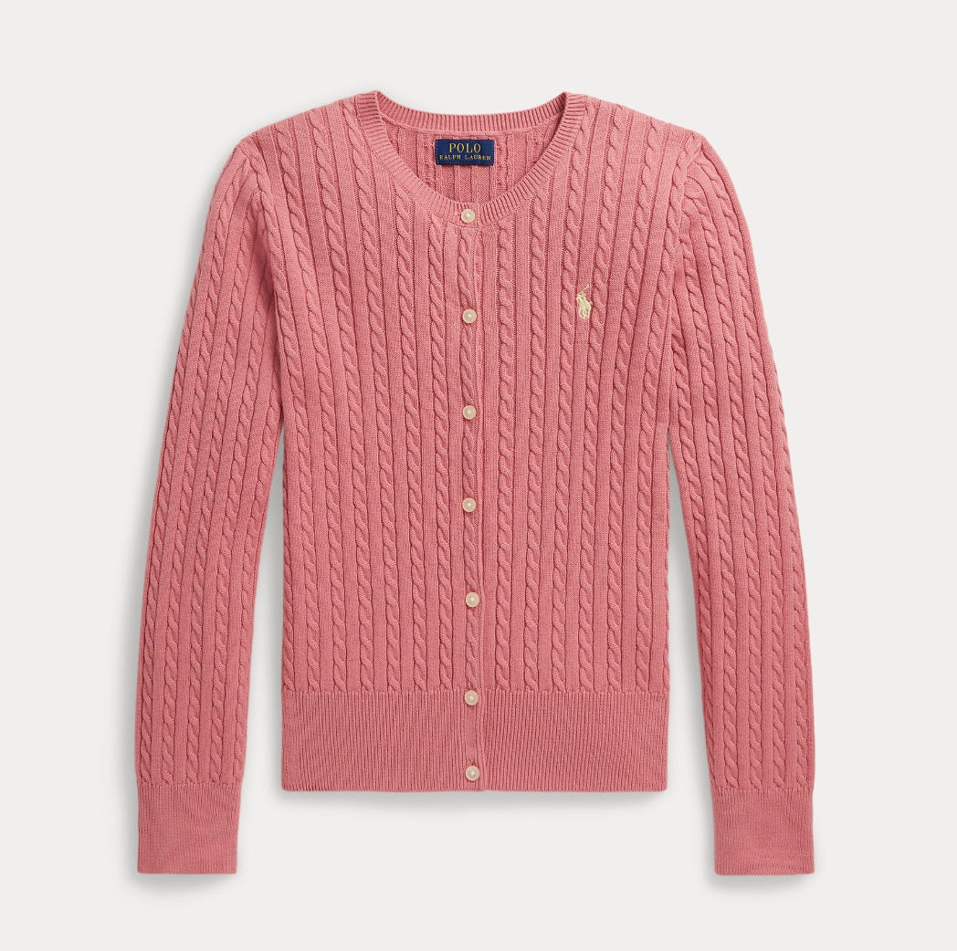 Cardigan Cable Mini Desert Rose