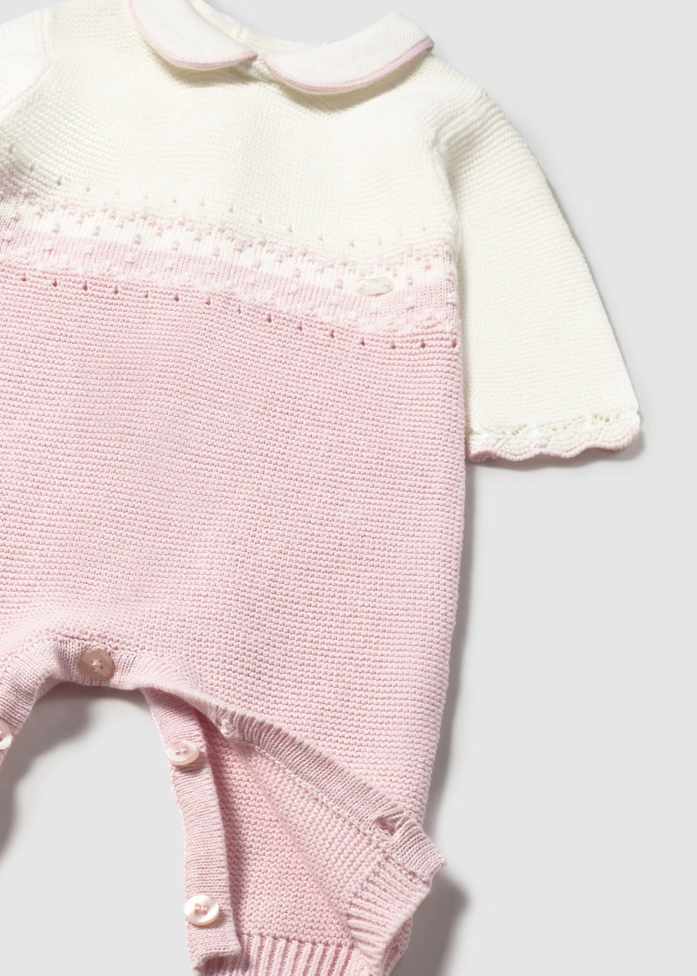 Sparkedress Knit Romper Quartz