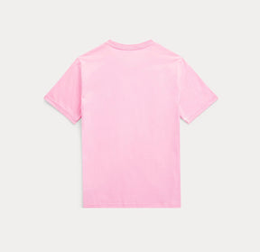 T-skjorte Cotton Crewneck Caramel Pink