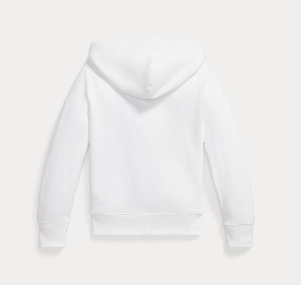 Hettegenser Zip White