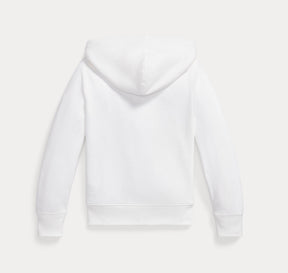Hettegenser Zip White