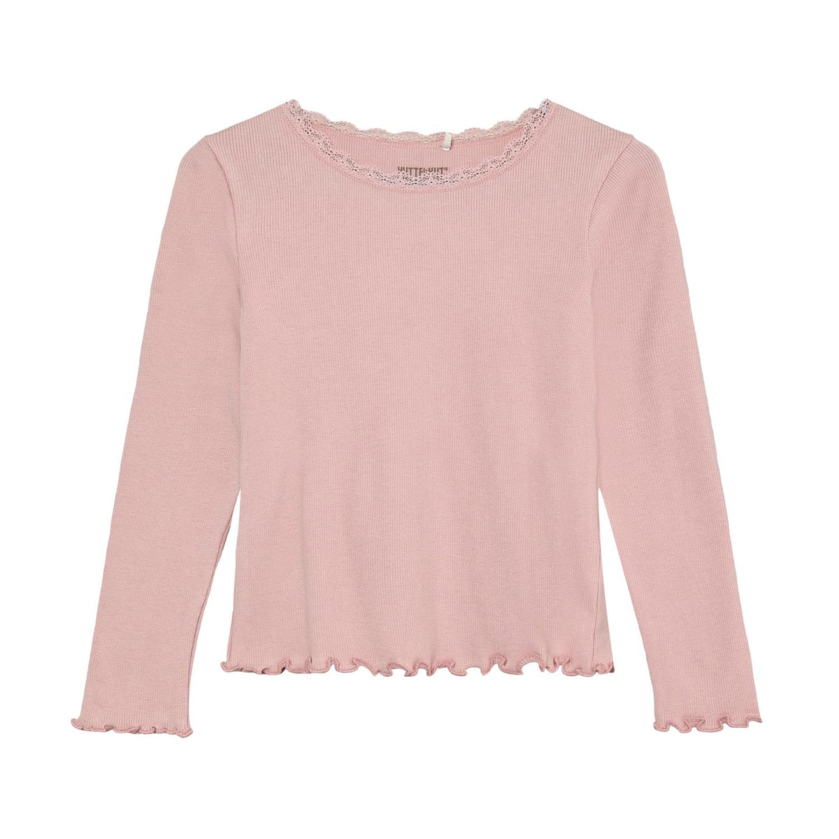 Genser Rib Pale Mauve