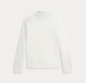 Genser Nterlock Quarter-Zip Pullover Cream