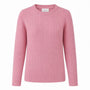 Genser Ull Elise Strikket Soft Pink