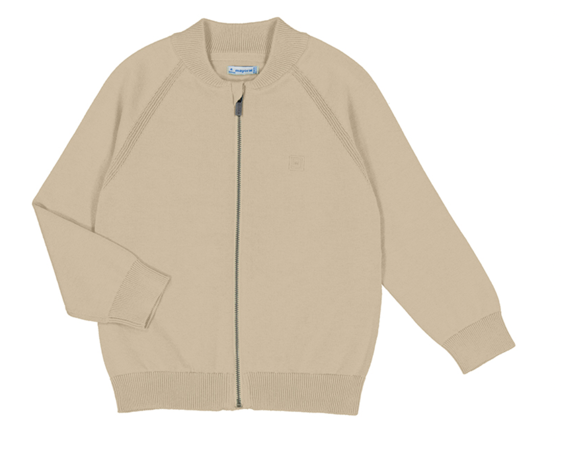 Jakke Knit Bomber Almond