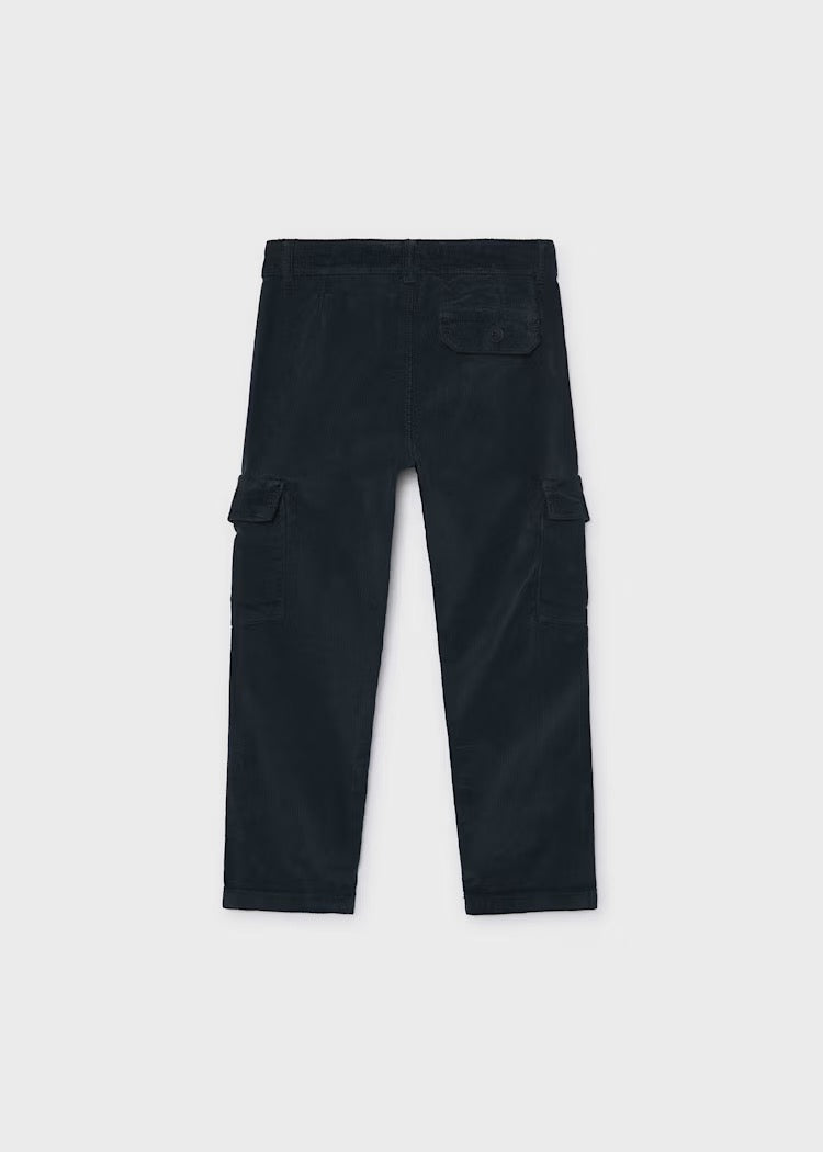 Bukse Corduroy Cargo Blue