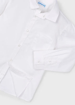 Skjorte Basic Button Down White