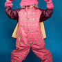 Vinterregndress Slaps Superhelt Superrosa