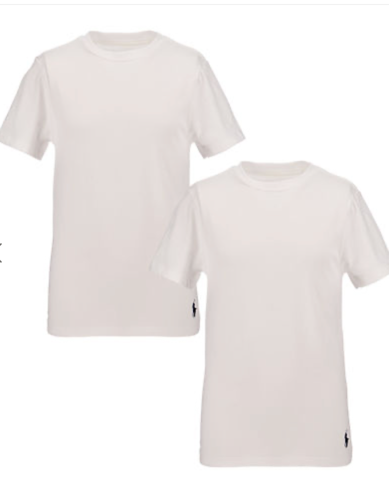 2Pk T-skjorte Logoed White