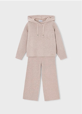 Sett 2-Deler Knit Hoodie Seed
