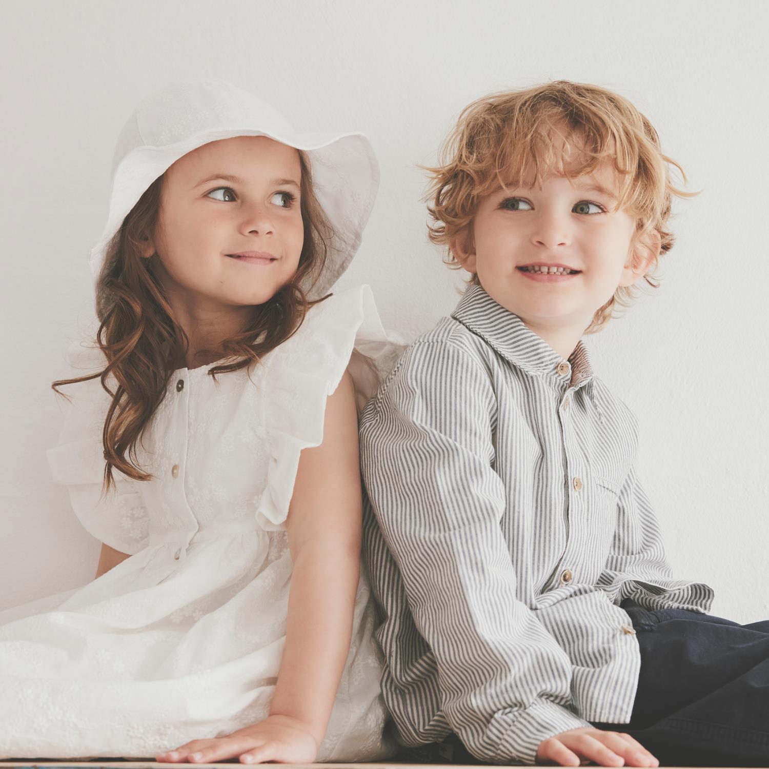 Kjole Embroidery Antique White