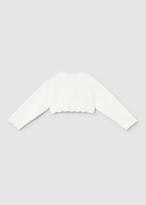 Cardigan Tricot Crudo
