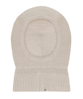 Balaclava Wool Knit Windstop Sand Melange