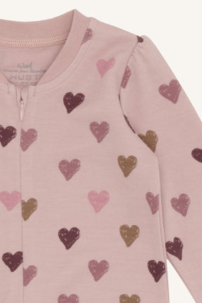 Heldress Manu Hearts Puff Adobe Rose