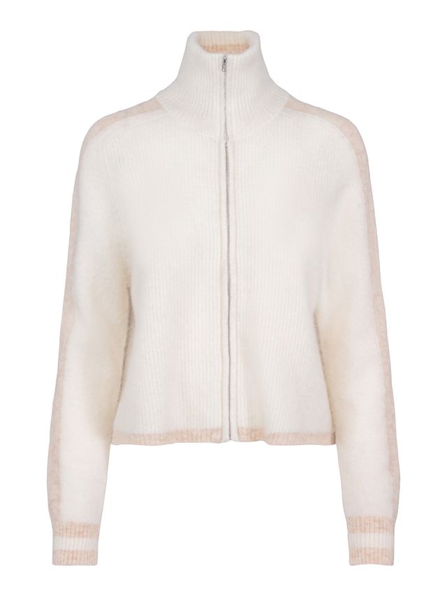 Jakke Lyra Knitted Pullover Off White