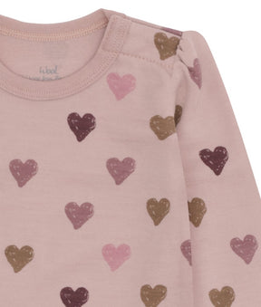 Body Baloo Hearts Puff Adobe Rose