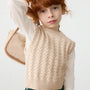 Vest Knitting Beige Vigo