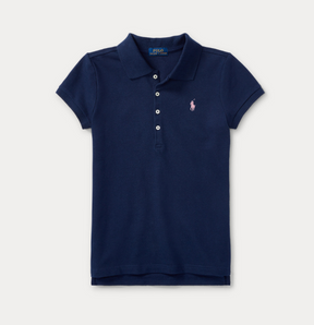T-skjorte Pique Girl Navy