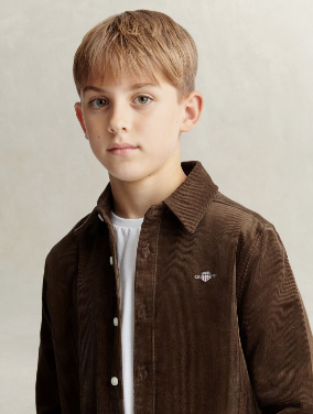 Skjorte Corduroy Shadow Brown