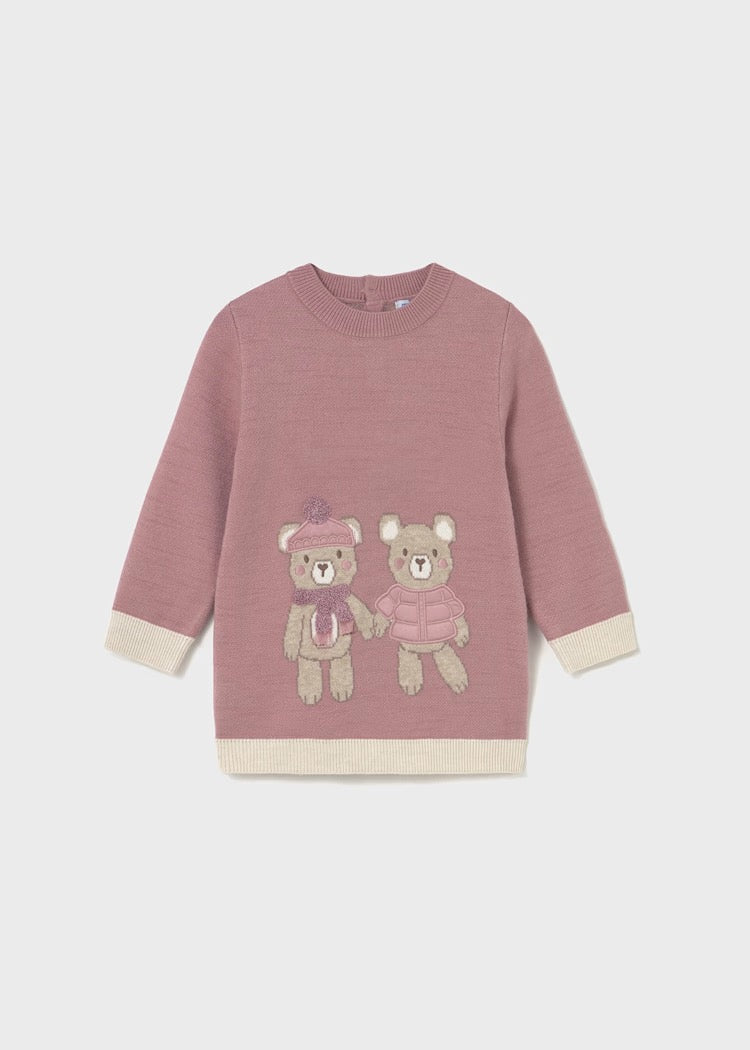 Kjole Knit Bamse Orchid
