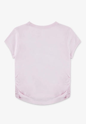 T-skjorte Ruched Cradle Pink