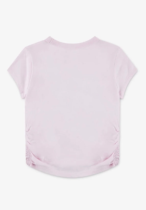 T-skjorte Ruched Cradle Pink